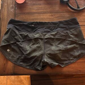 lululemon athletica Women's Dark Camo Athletic Shorts